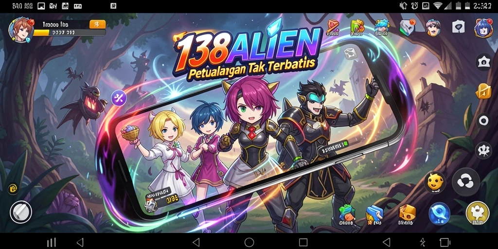 Tampilan gameplay menarik di 138ALIEN dengan karakter anime yang beraksi.