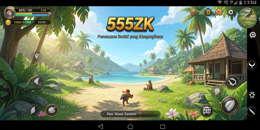 Tampilan gameplay <strong>555ZK</strong> yang menarik dan mengasyikkan di layar.