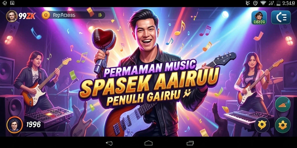 Tampilan permainan 99ZK yang penuh warna dan interaktif.