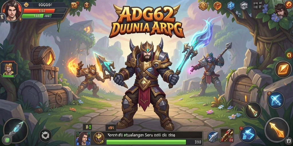 Gameplay seru dalam dunia fantasi ADG62.