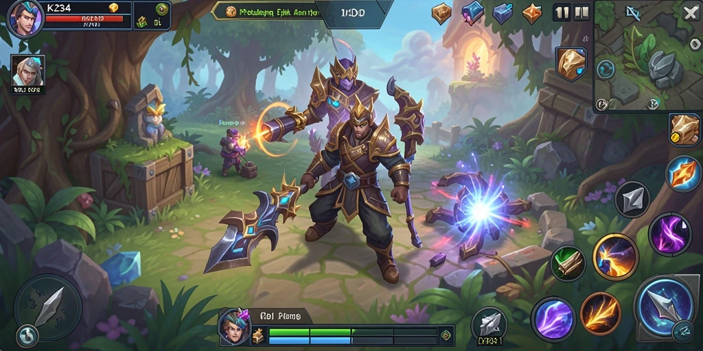 Tangkapan layar gameplay K234 menampilkan pertarungan seru dalam dunia ARPG.