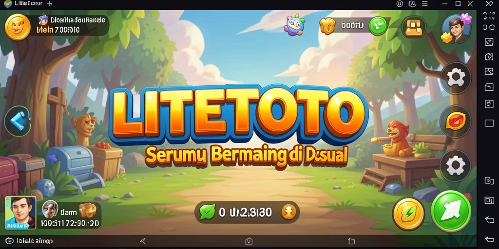Screenshot LITETOTO yang menampilkan gameplay seru dan interaktif.
