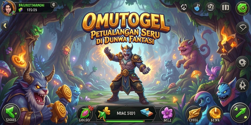 Tampilan gameplay seru dari OMUTOGEL dengan aksi petualangan yang mendebarkan.