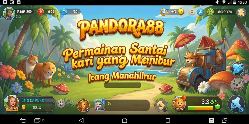 Screenshot utama PANDORA88 yang menunjukkan gameplay santai dan seru.