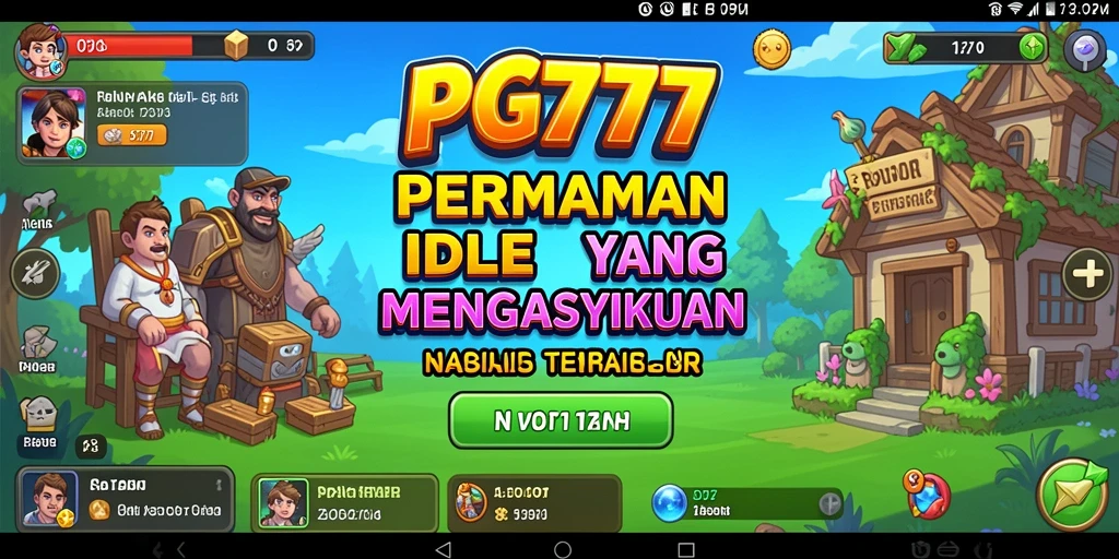 Tampilan gameplay utama PG777 yang menarik dan interaktif.