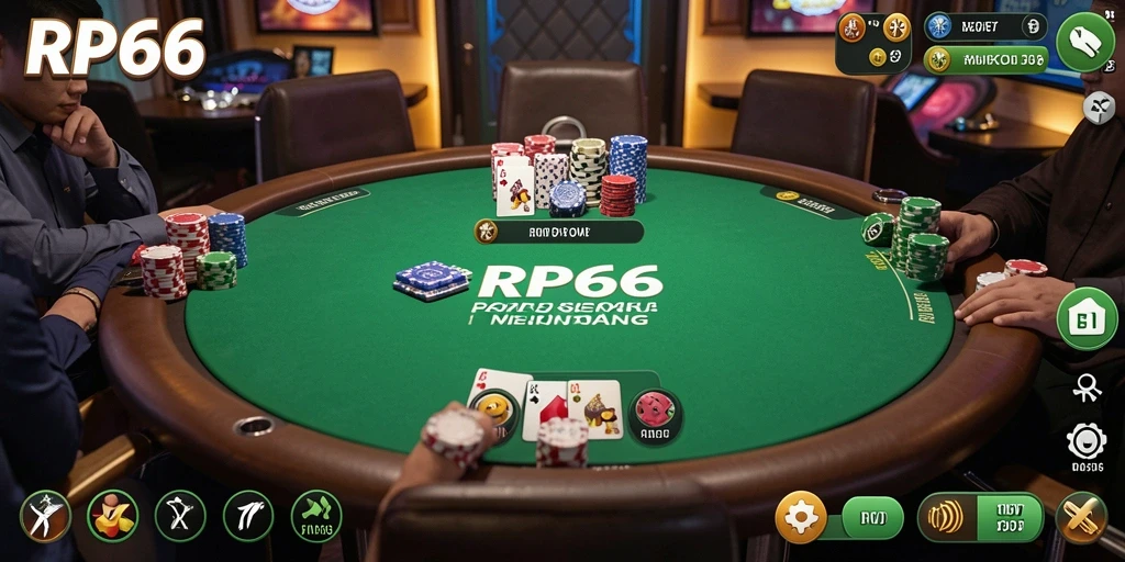 Tampilan gameplay Poker yang seru di RP66.