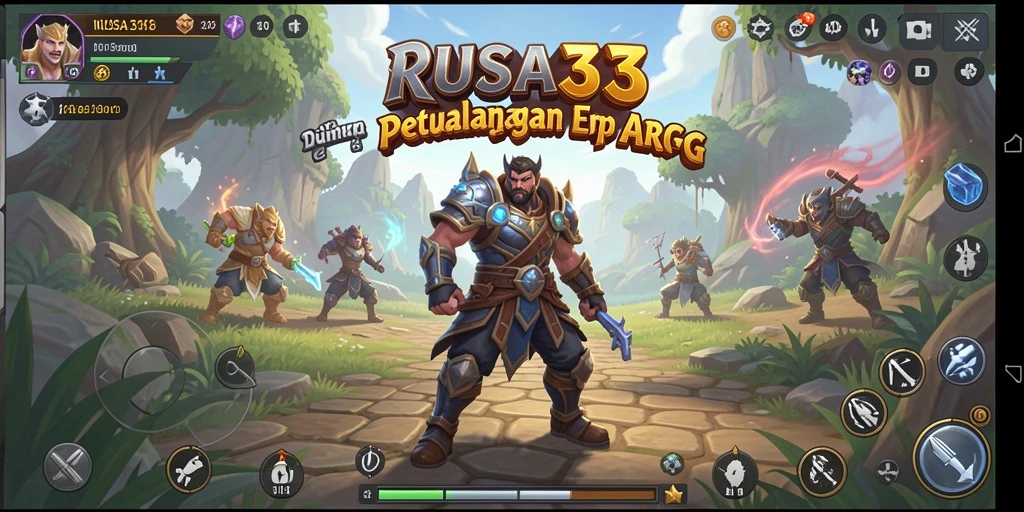 Screenshot RUSA33 menampilkan aksi seru dalam dunia ARPG.