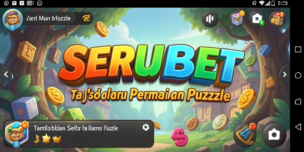 Tampilan gameplay SERUBET dalam aksi, penuh tantangan dan teka-teki.