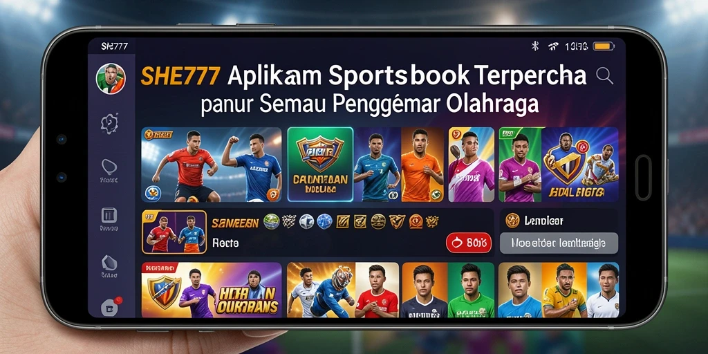 Tampilan menarik dari gameplay Sportsbook SHE777 yang menghibur.