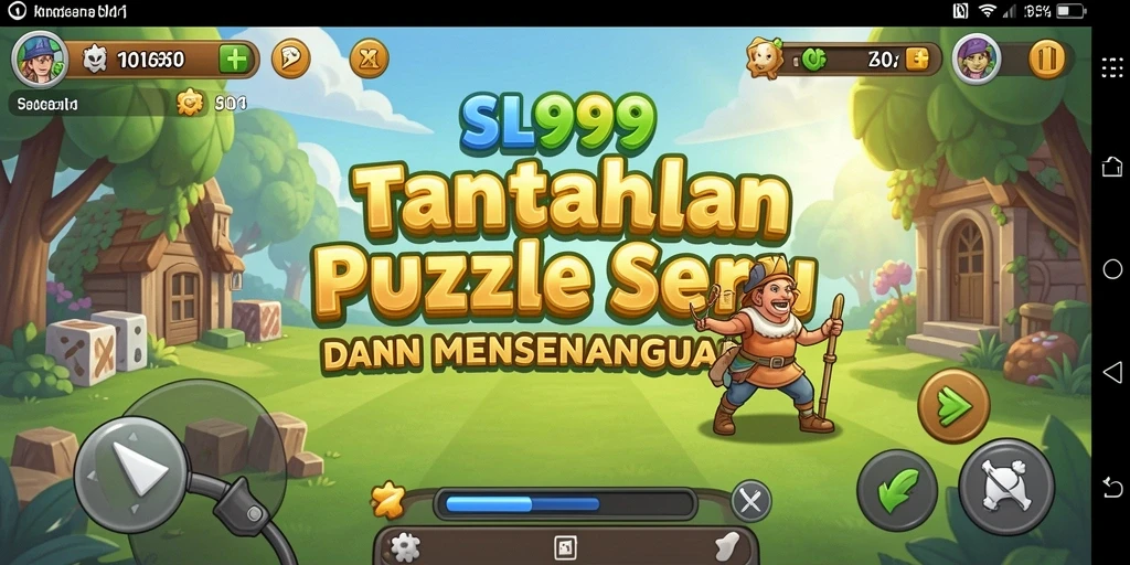 Tampilan gameplay SL999 menunjukkan tantangan Puzzle yang seru.