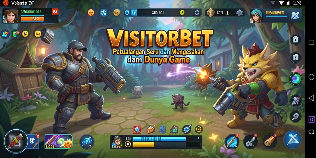 Tangkapan layar gameplay VISITORBET dengan suasana petualangan yang mendebarkan.