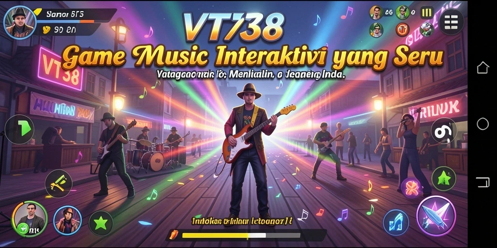 Tampilan menakjubkan dari gameplay VT38 yang interaktif.